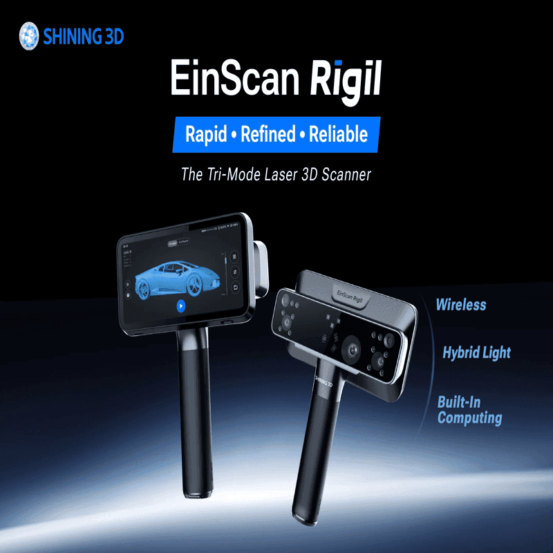 EinScan Rigil - Laser 3D scanner